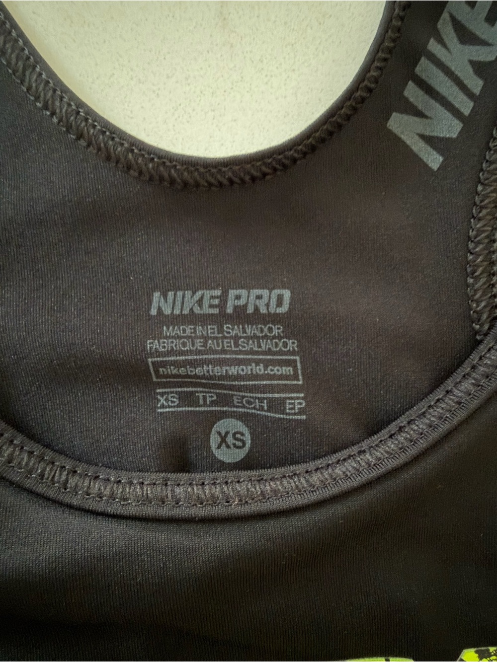Nike Pro Razorback Tank Top - Picture 2 of 3
